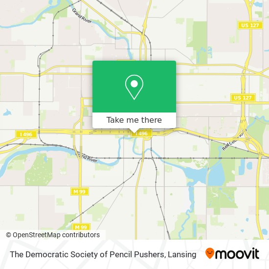 The Democratic Society of Pencil Pushers map