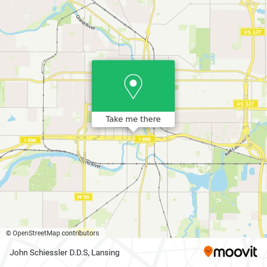 John Schiessler D.D.S map