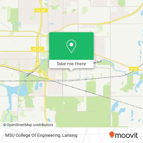 MSU College Of Engineering map