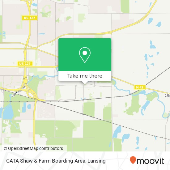 Mapa de CATA Shaw & Farm Boarding Area