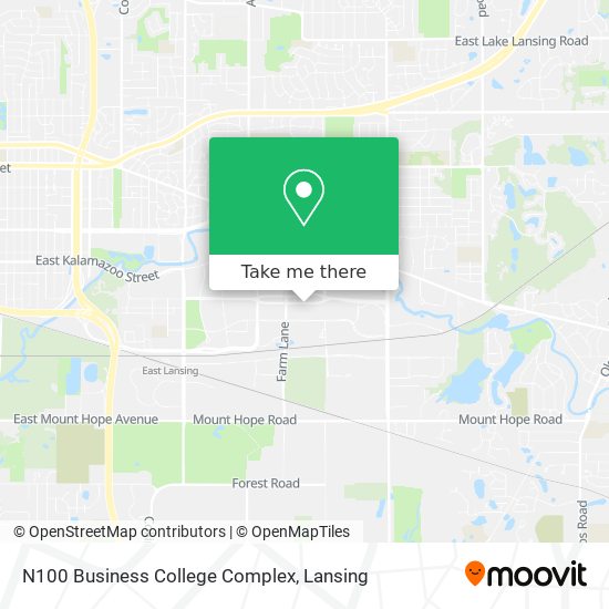 Mapa de N100 Business College Complex