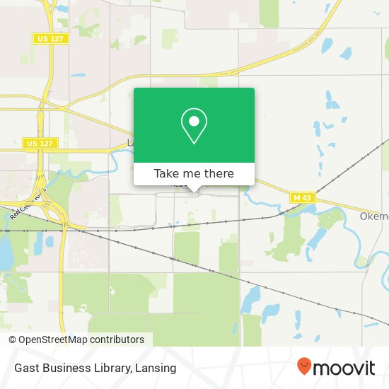 Gast Business Library map