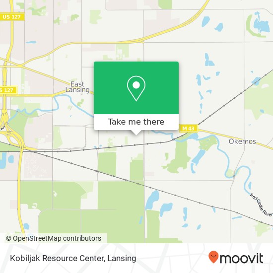 Kobiljak Resource Center map