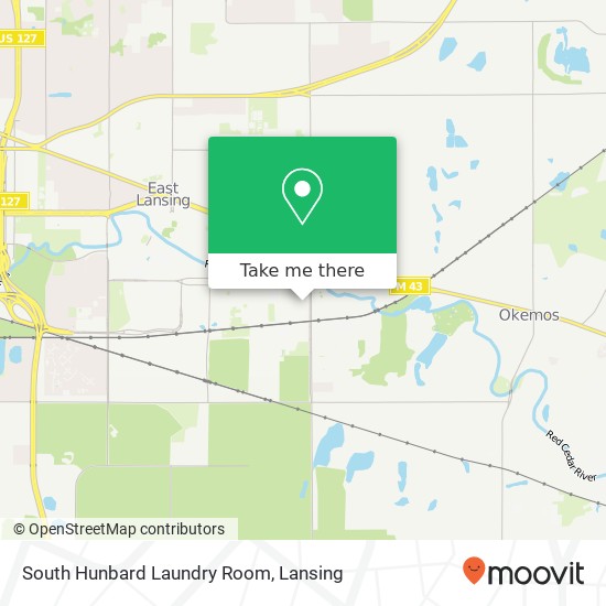 South Hunbard Laundry Room map