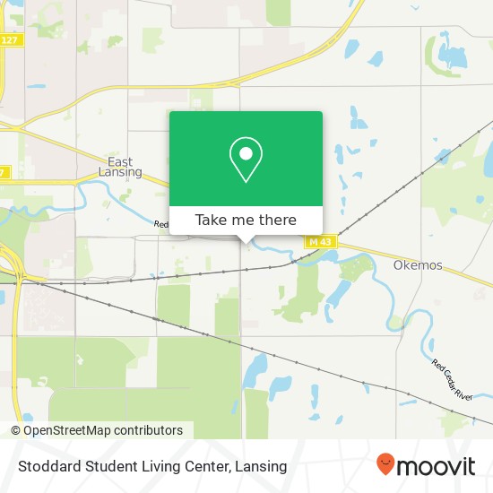 Mapa de Stoddard Student Living Center