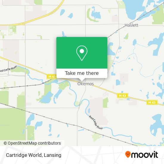 Cartridge World map