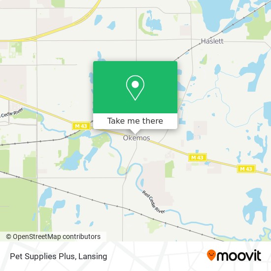 Pet Supplies Plus map