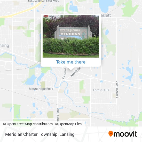 Meridian Charter Township map