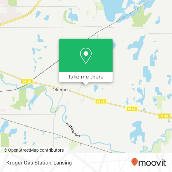 Mapa de Kroger Gas Station