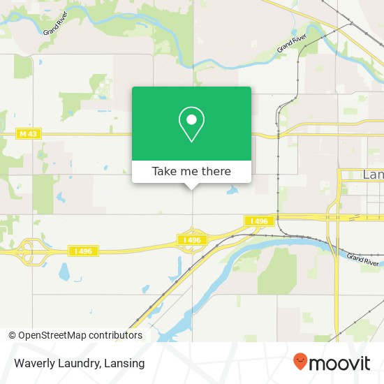 Waverly Laundry map