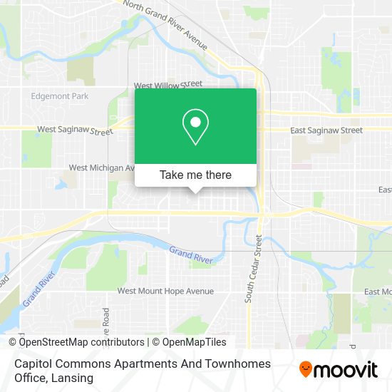 Mapa de Capitol Commons Apartments And Townhomes Office