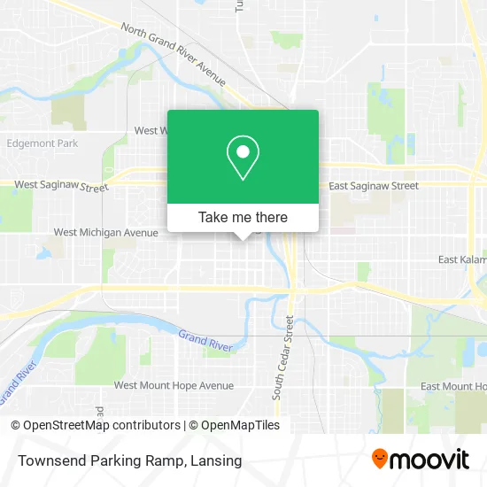 Mapa de Townsend Parking Ramp