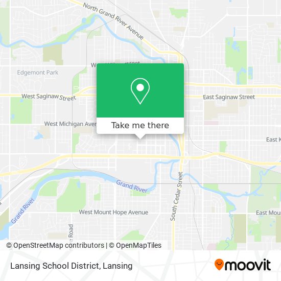 Mapa de Lansing School District