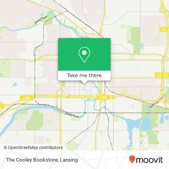 Mapa de The Cooley Bookstore