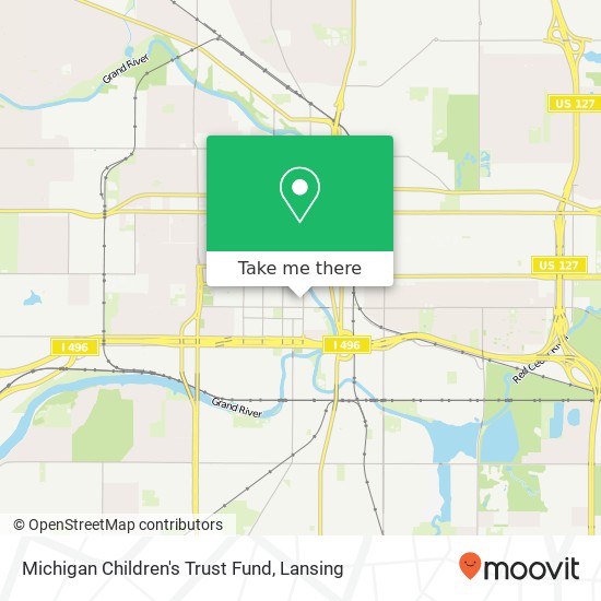 Michigan Children's Trust Fund map