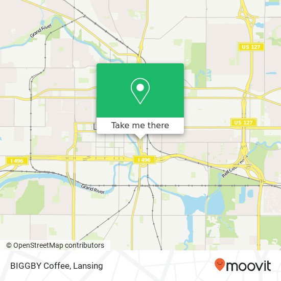 BIGGBY Coffee map