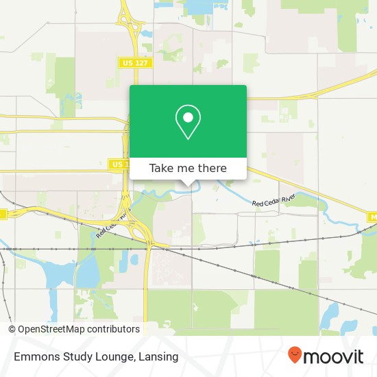 Emmons Study Lounge map