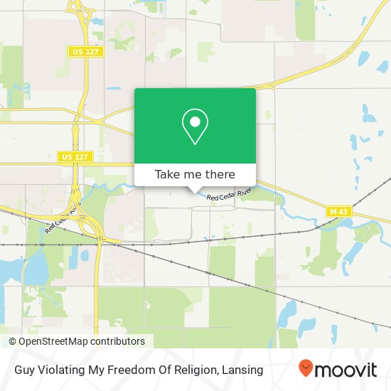 Guy Violating My Freedom Of Religion map