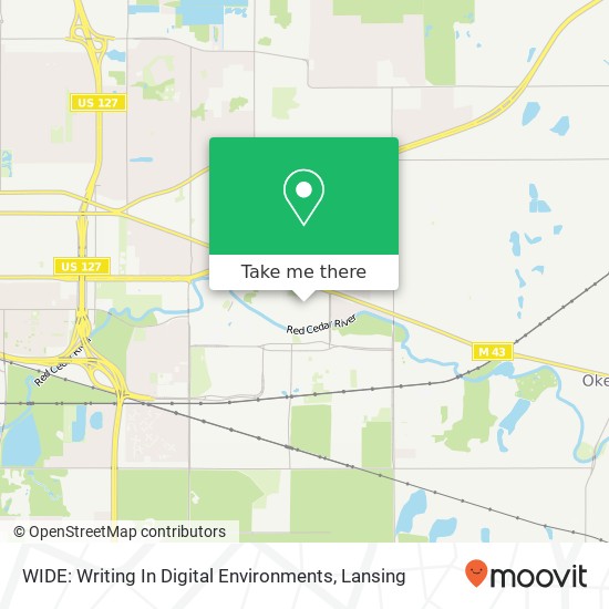 WIDE: Writing In Digital Environments map