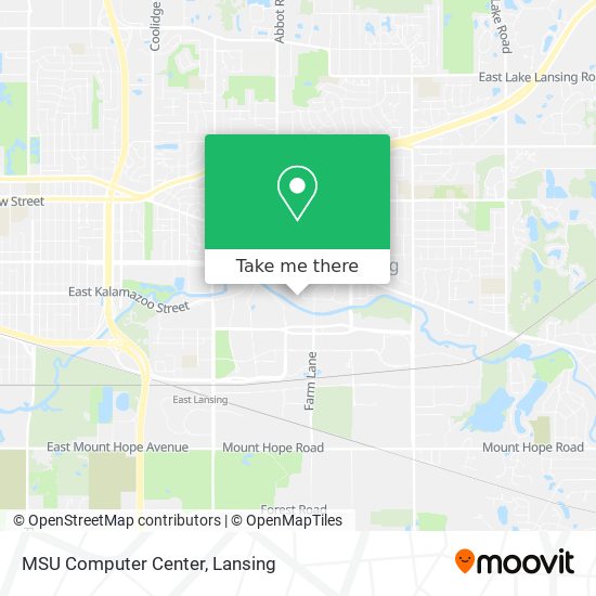 MSU Computer Center map