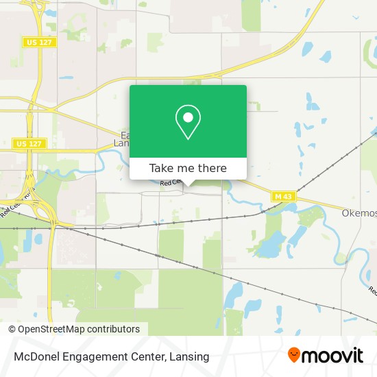 Mapa de McDonel Engagement Center