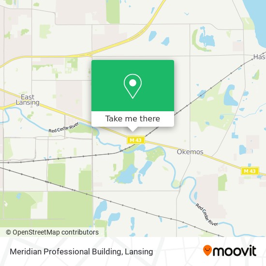 Mapa de Meridian Professional Building