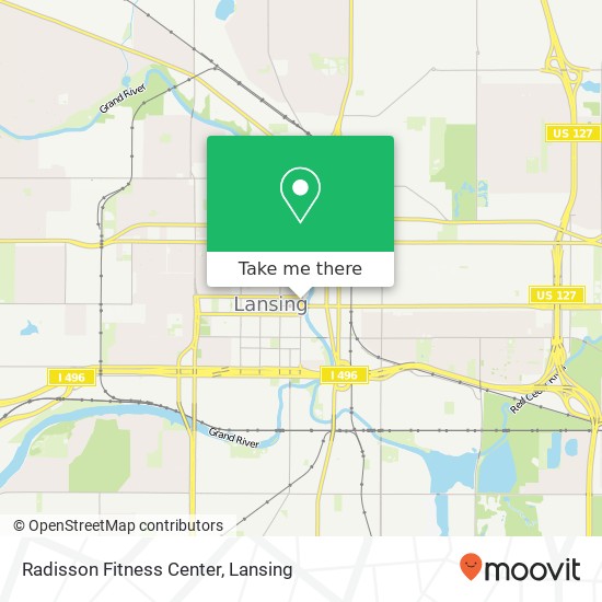 Mapa de Radisson Fitness Center