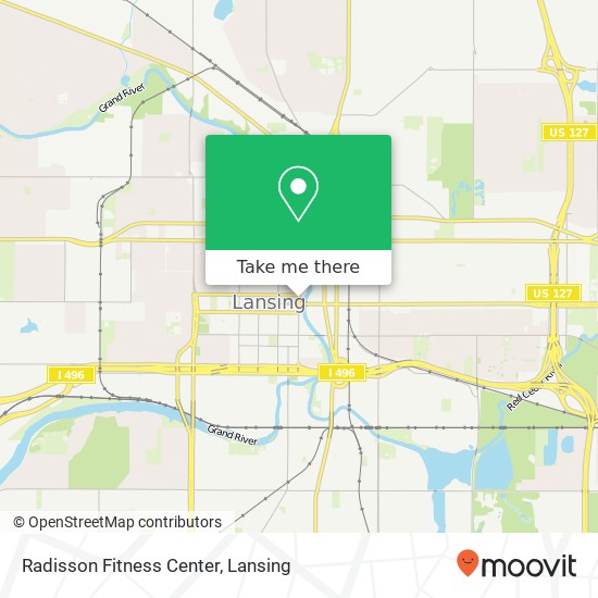 Radisson Fitness Center map