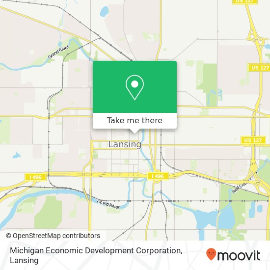 Michigan Economic Development Corporation map