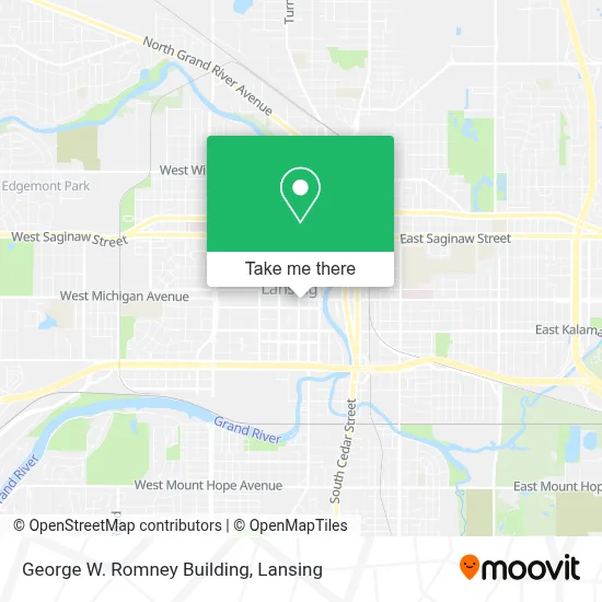 George W. Romney Building map
