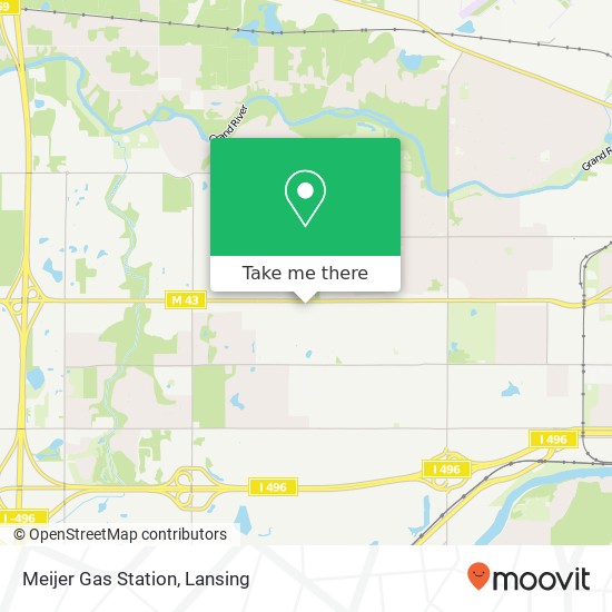 Mapa de Meijer Gas Station