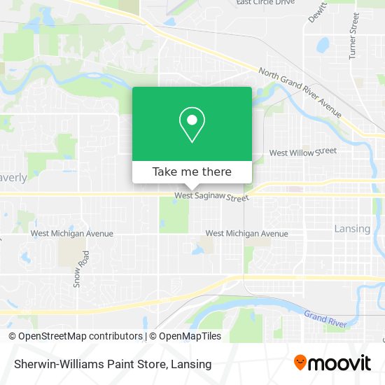 Sherwin-Williams Paint Store map