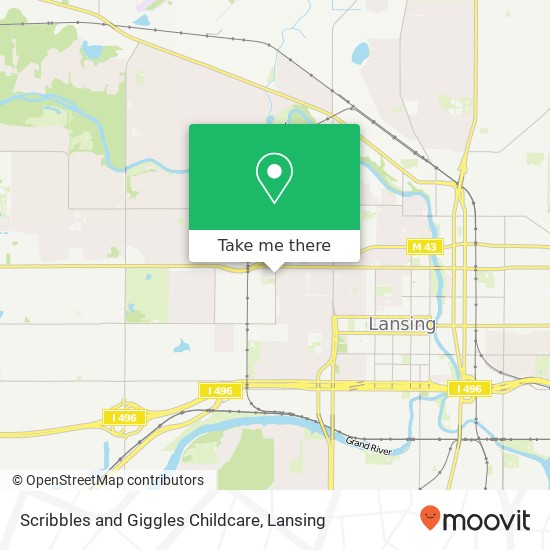 Scribbles and Giggles Childcare map