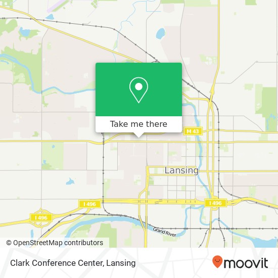 Clark Conference Center map