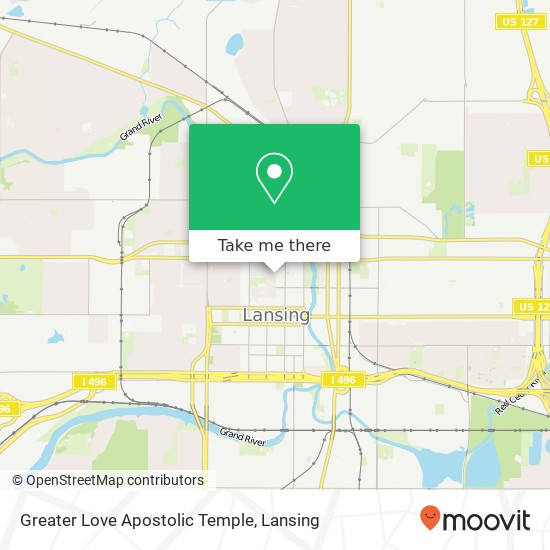 Greater Love Apostolic Temple map