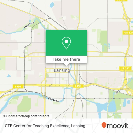 CTE Center for Teaching Excellence map