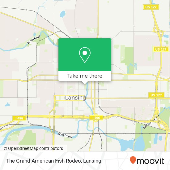 The Grand American Fish Rodeo map