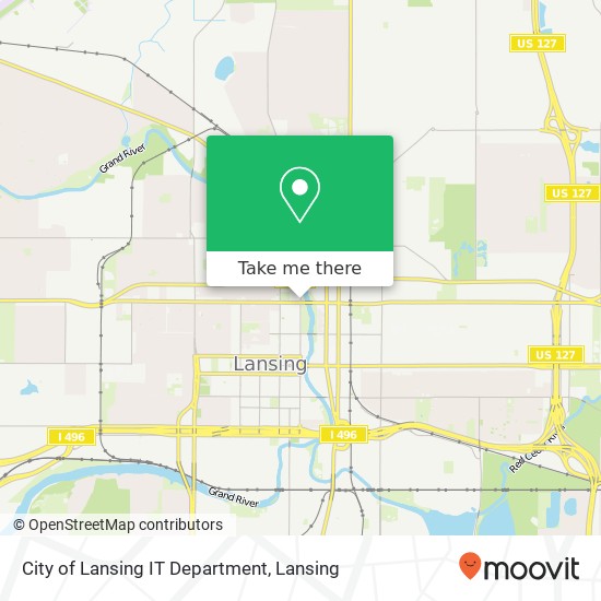 City of Lansing IT Department map