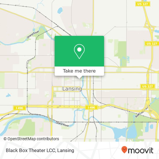 Mapa de Black Box Theater LCC