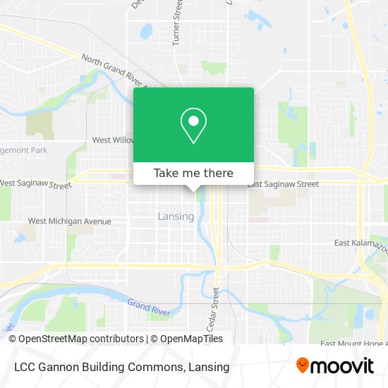 LCC Gannon Building Commons map