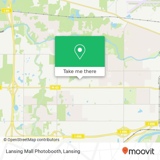 Lansing Mall Photobooth map