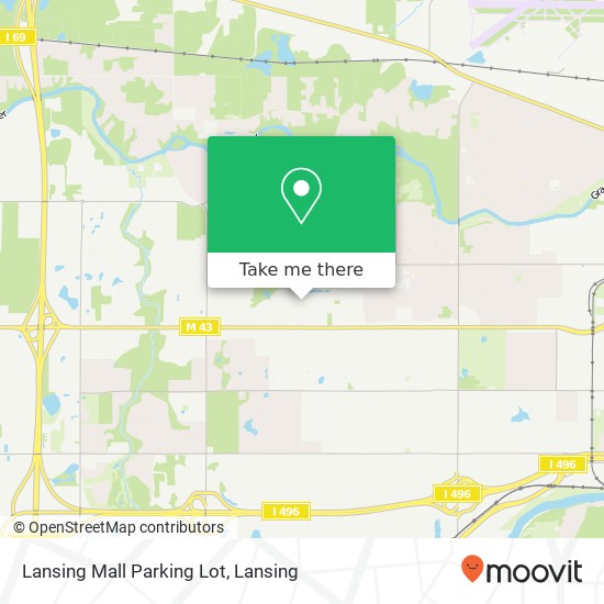 Lansing Mall Parking Lot map