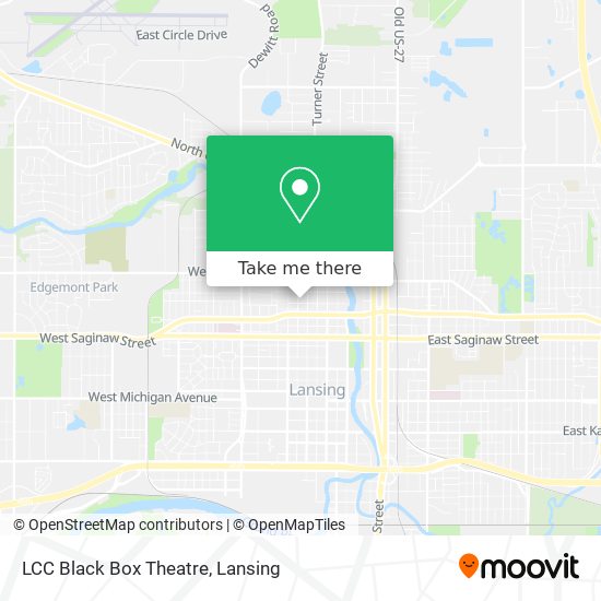 LCC Black Box Theatre map