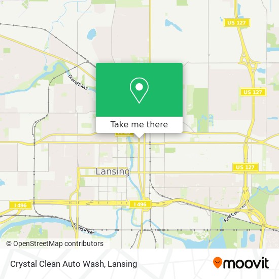 Crystal Clean Auto Wash map