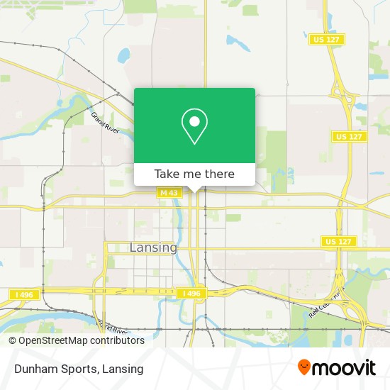 Dunham Sports map