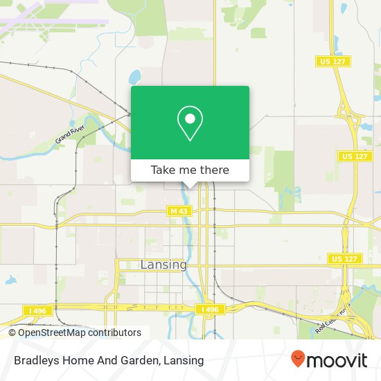 Bradleys Home And Garden map