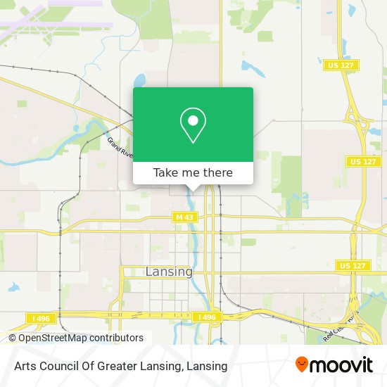 Arts Council Of Greater Lansing map