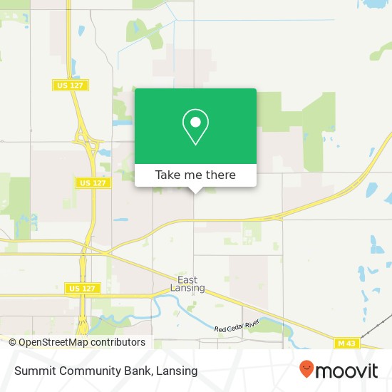 Summit Community Bank map