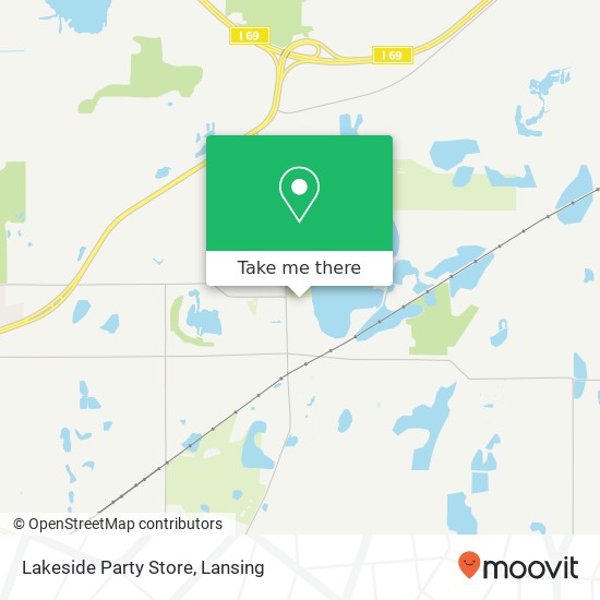 Lakeside Party Store map