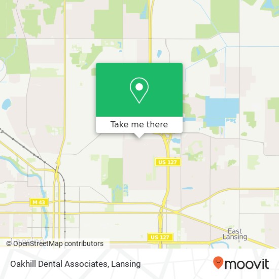 Oakhill Dental Associates map